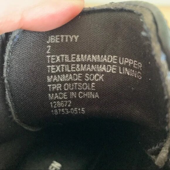 Steve MADDEN JBetty Black Moto Youth Combat Quilted Winter Boot - Picture 9 of 13